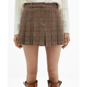 MANGO Women's Scottish Plaid Skirt US Size 12 12447